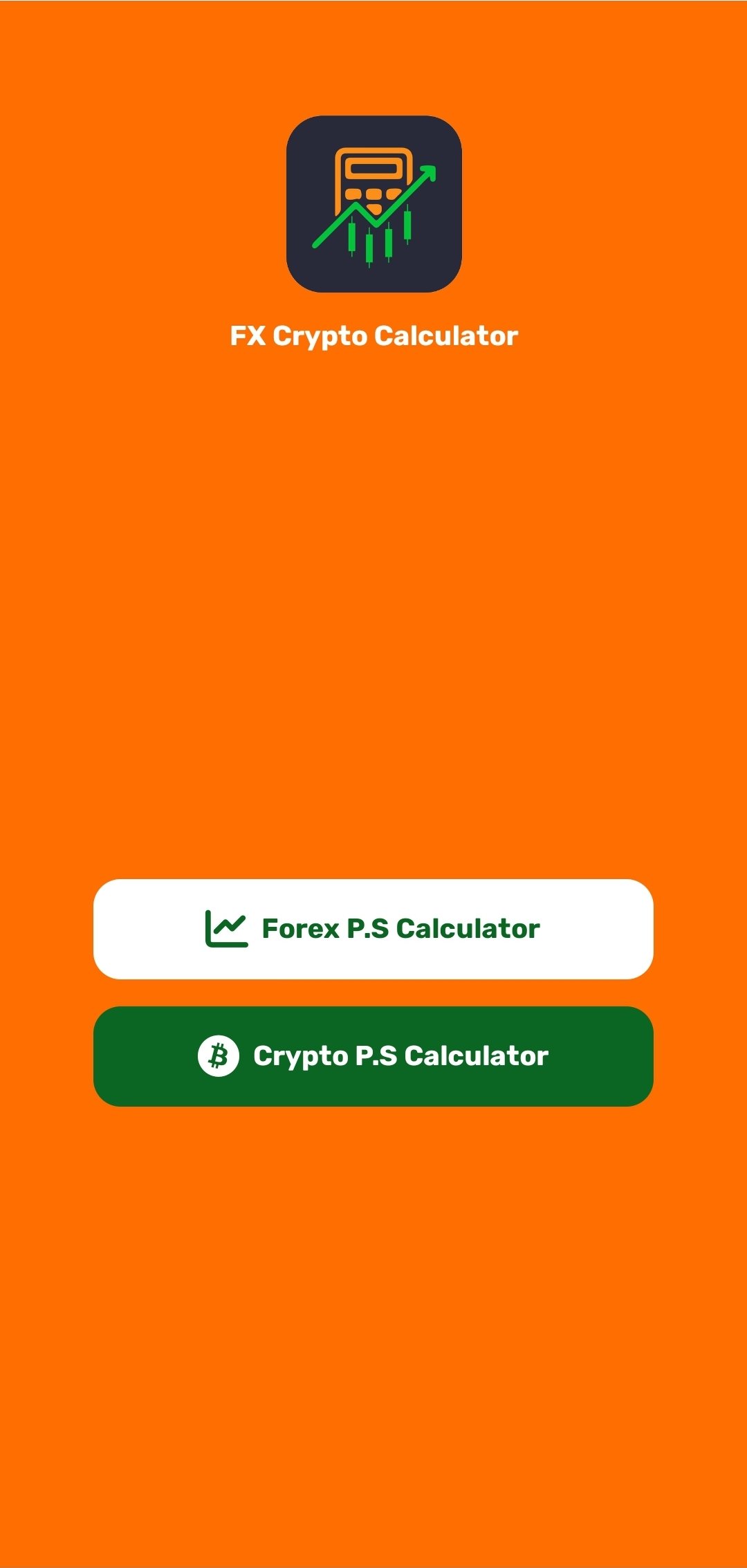 FX Crypto Calculator App Interface